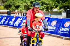 Family fun at Cape Town's Engen Cycle in the City