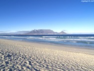 Blouberg beach with Table Mountain as a backdrop
