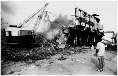 District Six demolitions in progress on 11 February 1966