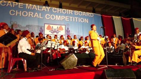 A Cape Malay Choir in full voice.